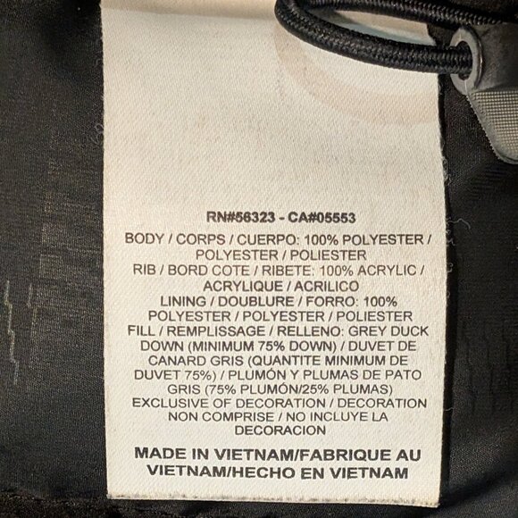 Share Jordan 550 Down Puffer Vest Men's Size Small Black - Picture 10 of 10